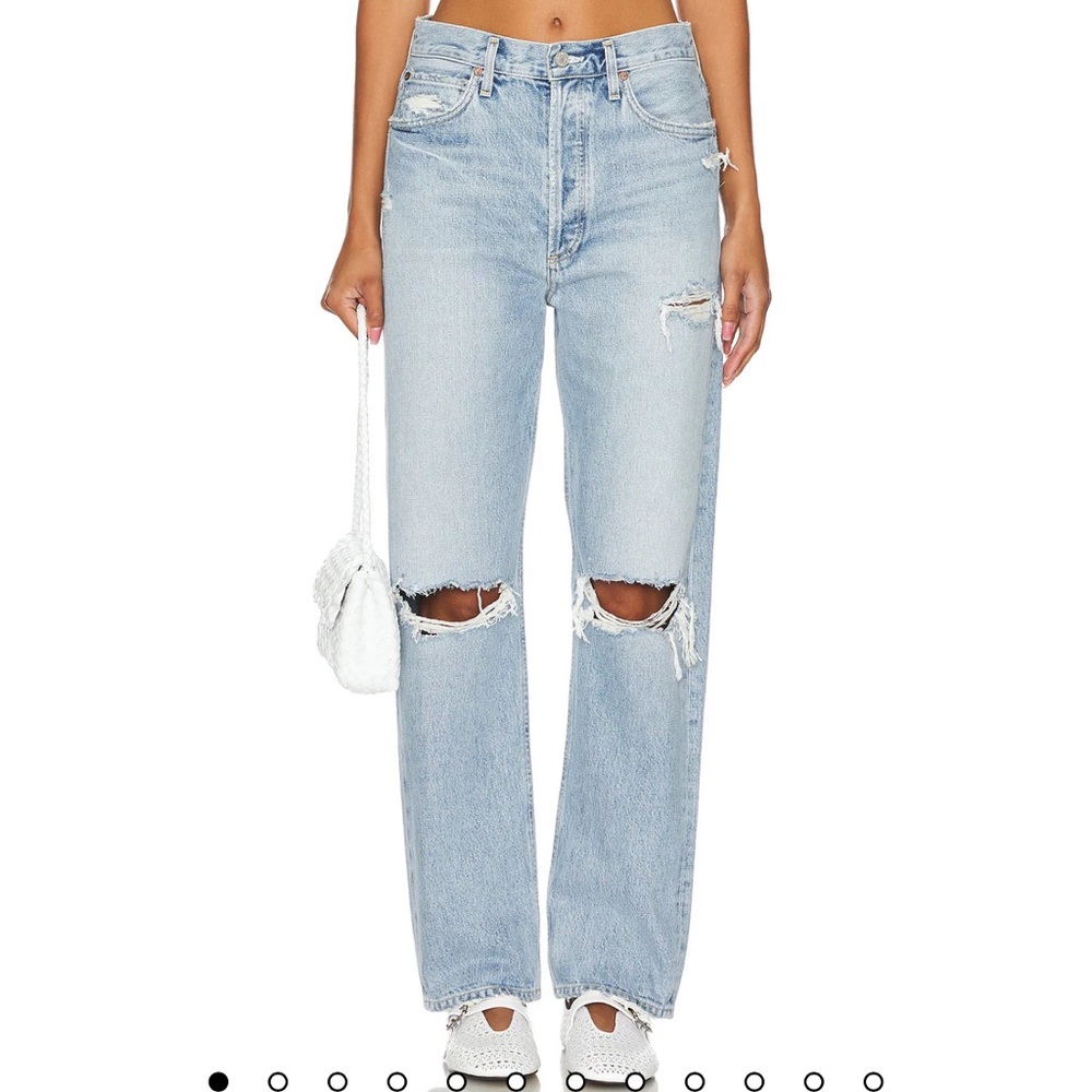 Agolde mid rise baggy size 27. Worn but good condition